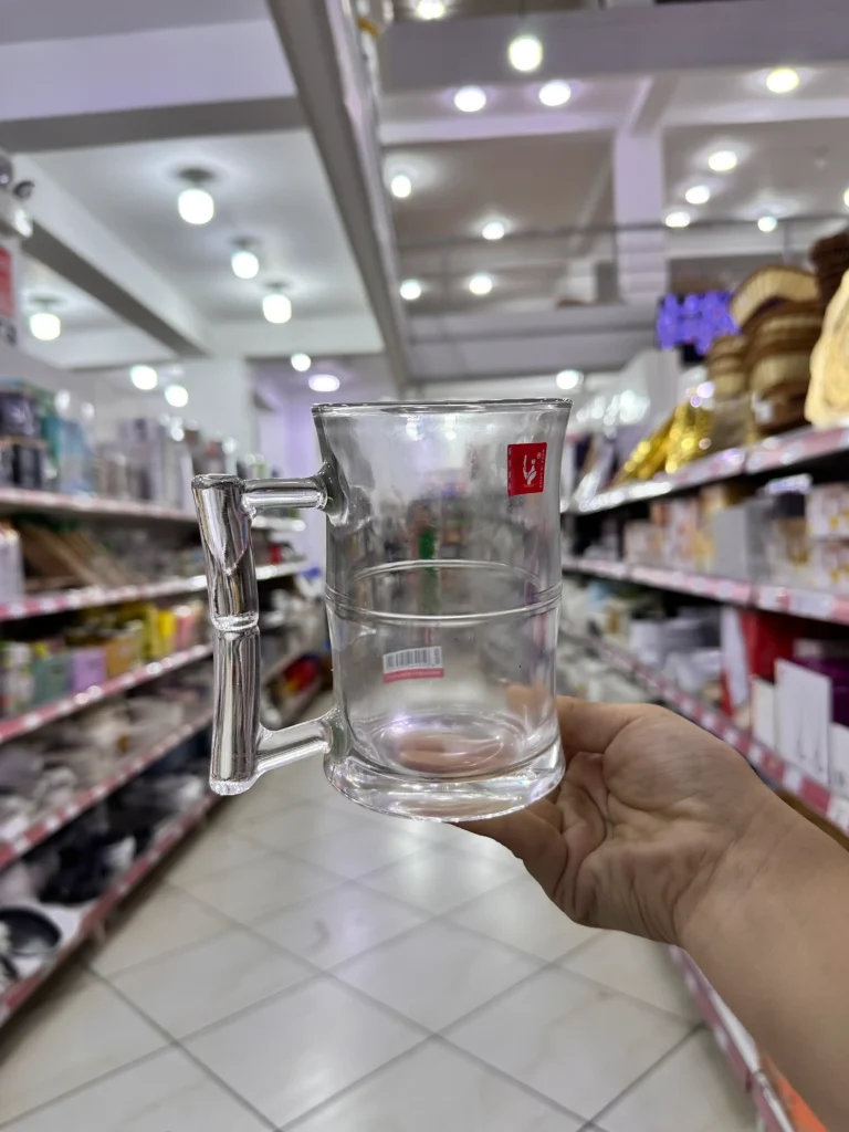 Vaso de Vidrio con Asas