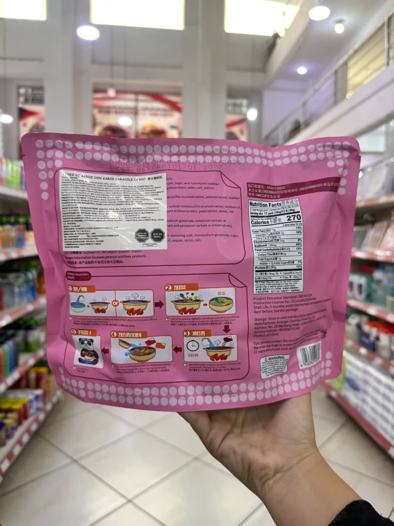 Fideos de Arroz Sabor a Caracoles 360G