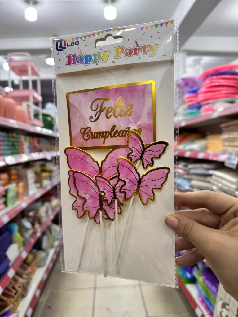 Adorno para Pastel de Mariposa 7PCS