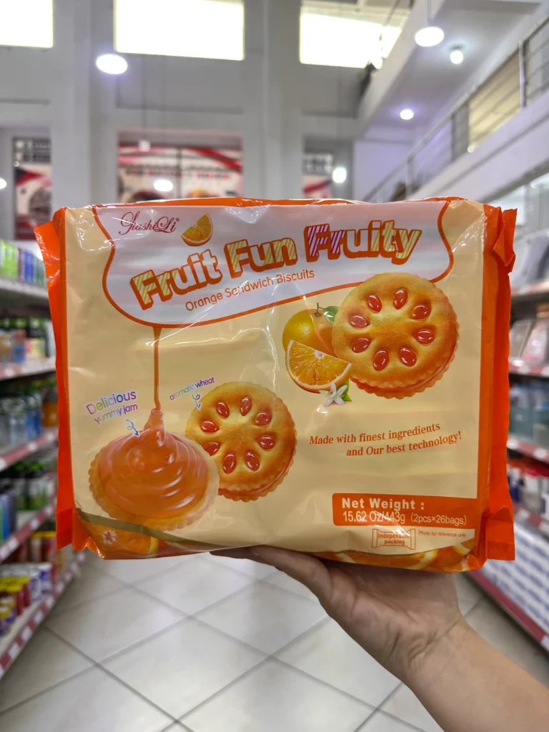 Galleta con Relleno Sabor a Naranja 443G