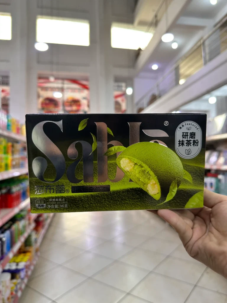 Galleta Rellena de Sabor a Matcha