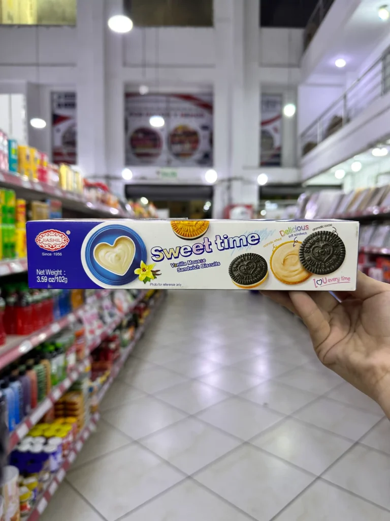 Galleta con Relleno Sabor a Mouse de Vainilla 102G