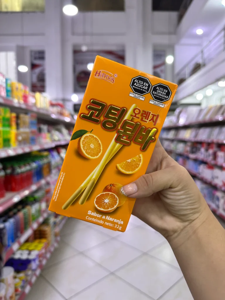 Palito Bañado en Crema de Naranja 32G