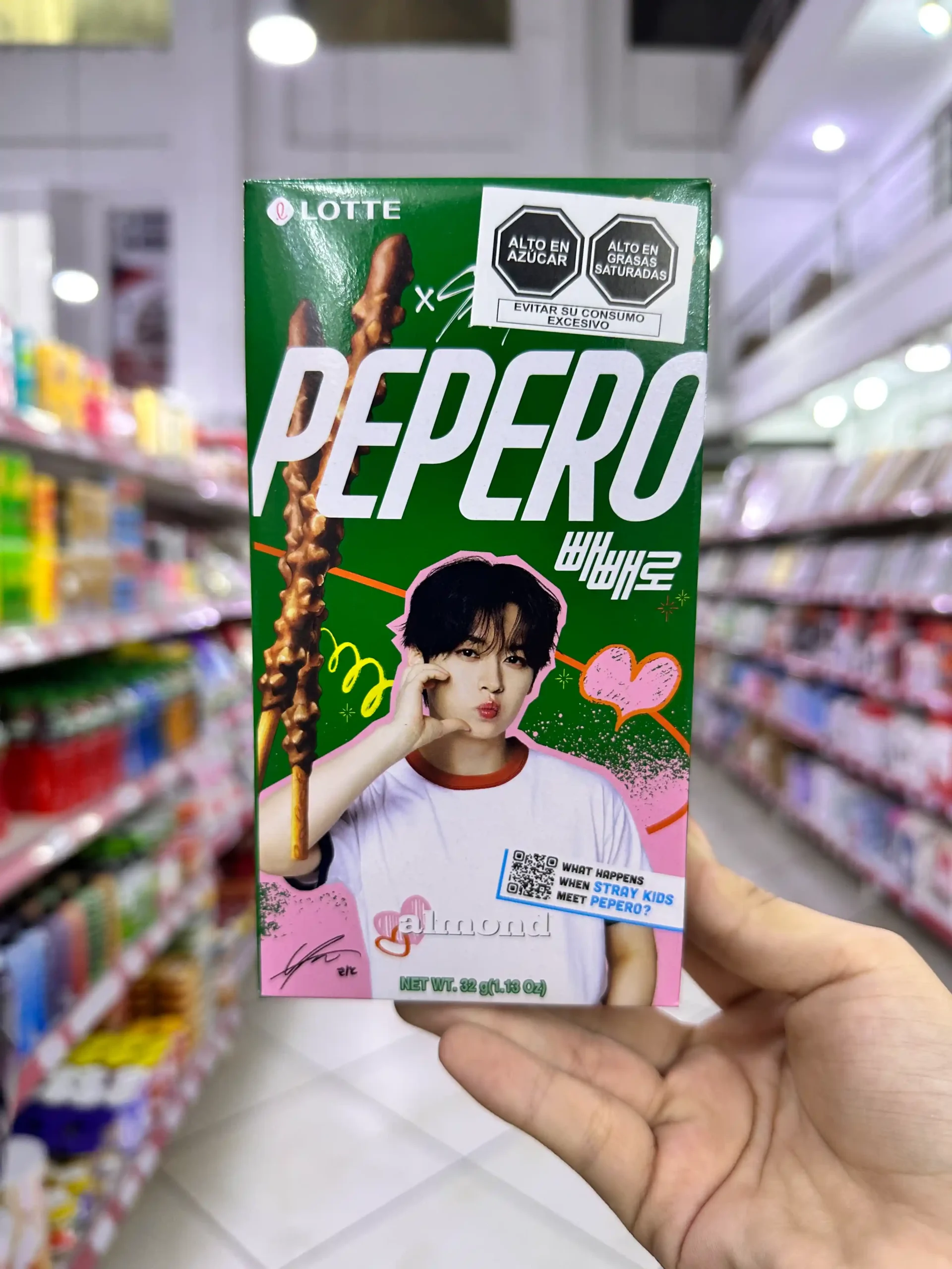 P267712 (1) Pepero de Almendra Colección Stray Kids 32G