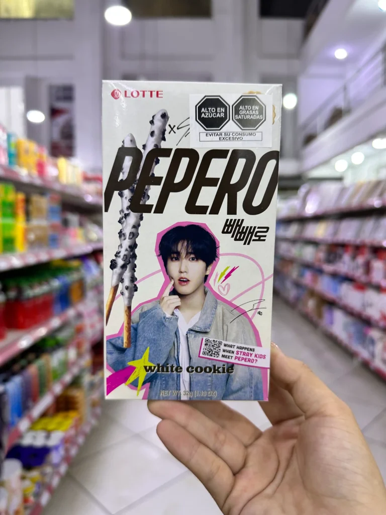Pepero Chocolate Blanco y Galleta Stray Kids 32G