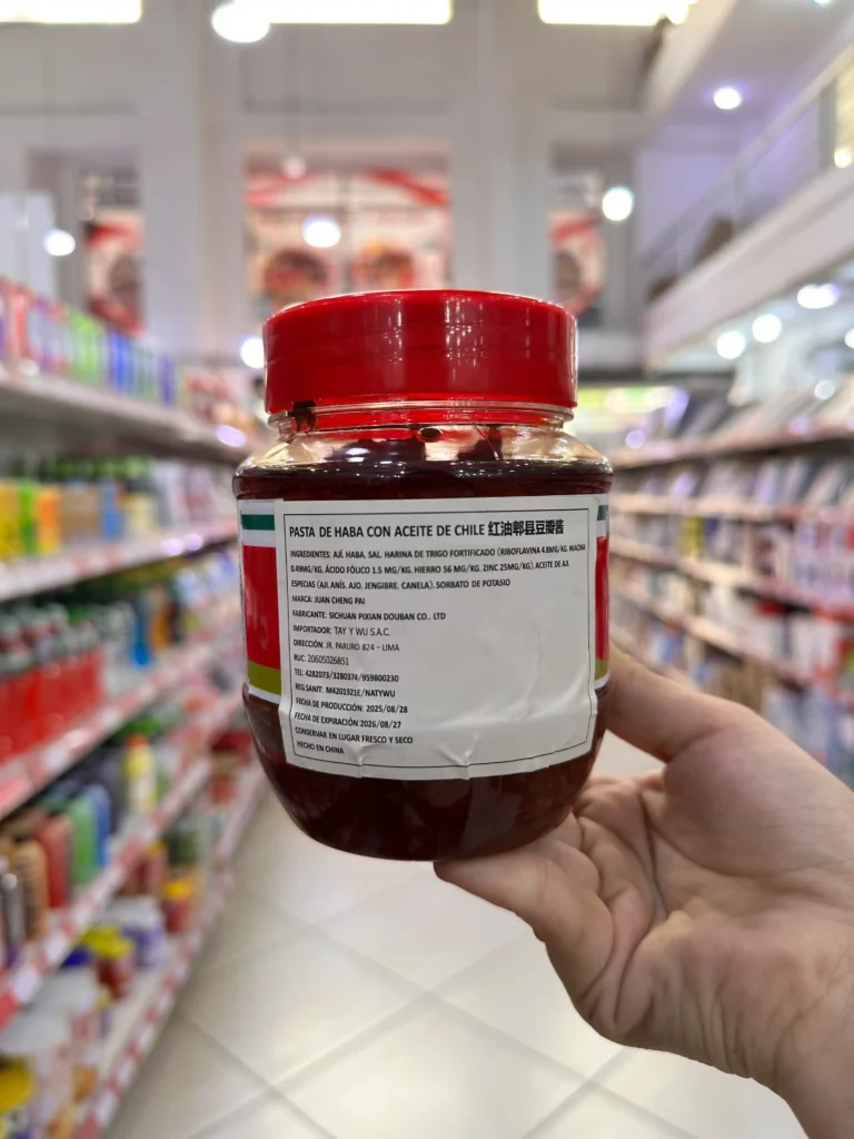 Pasta de Haba con Aceite de Chile 500G