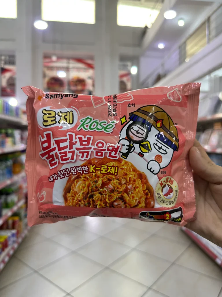 Tallarín Ramen Buldak Rose 140G