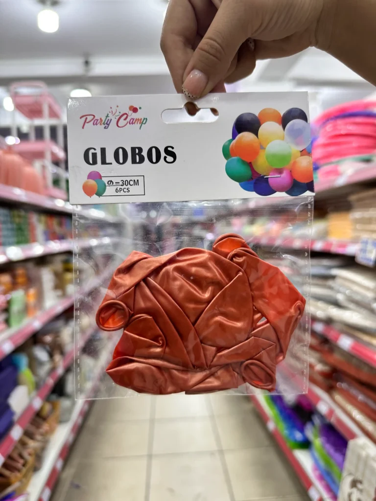 Globo Látex 30CM 6PCS