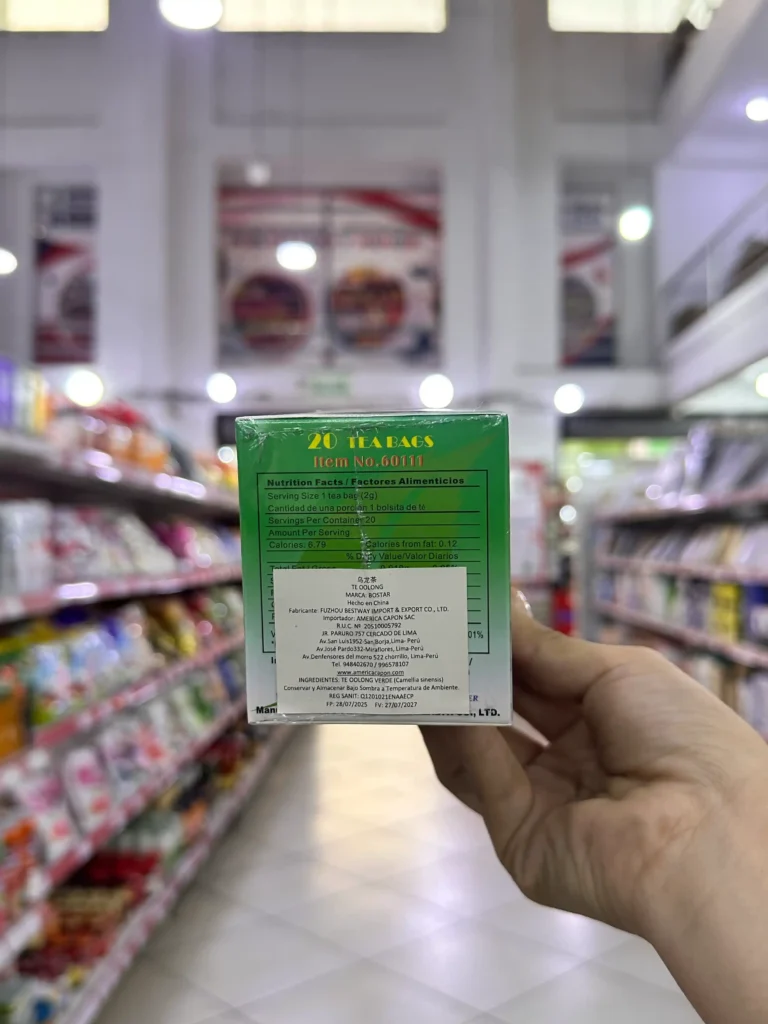 Te Oolong Bostar 40G 20 Bolsas De Te