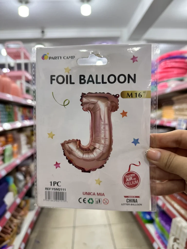 Globo de Letra 1PC