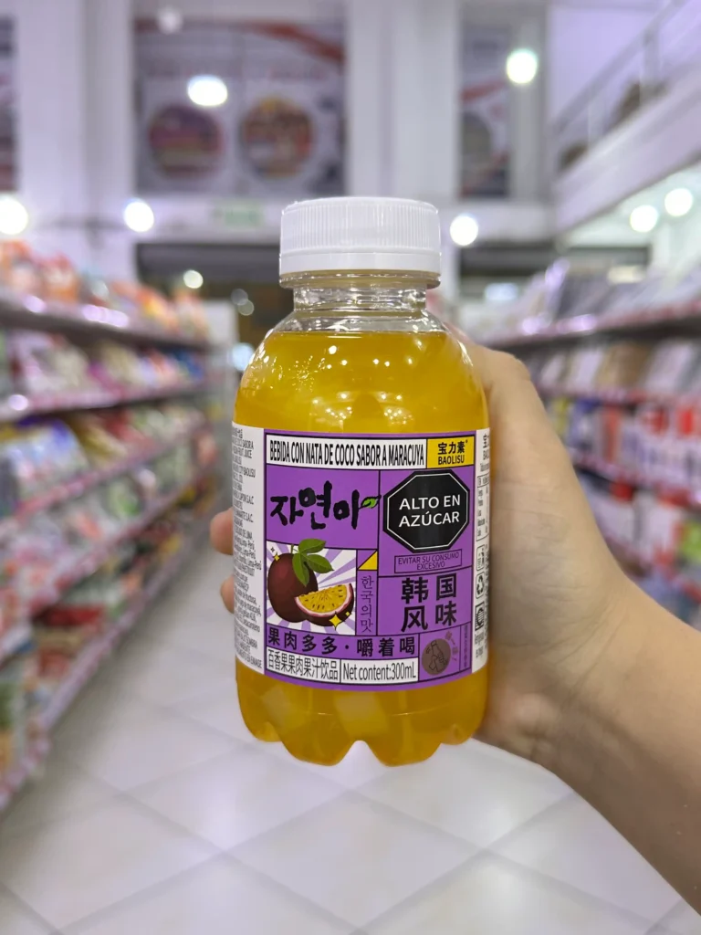 Bebida con Nata de Coco Sabor a Maracuya 300ML
