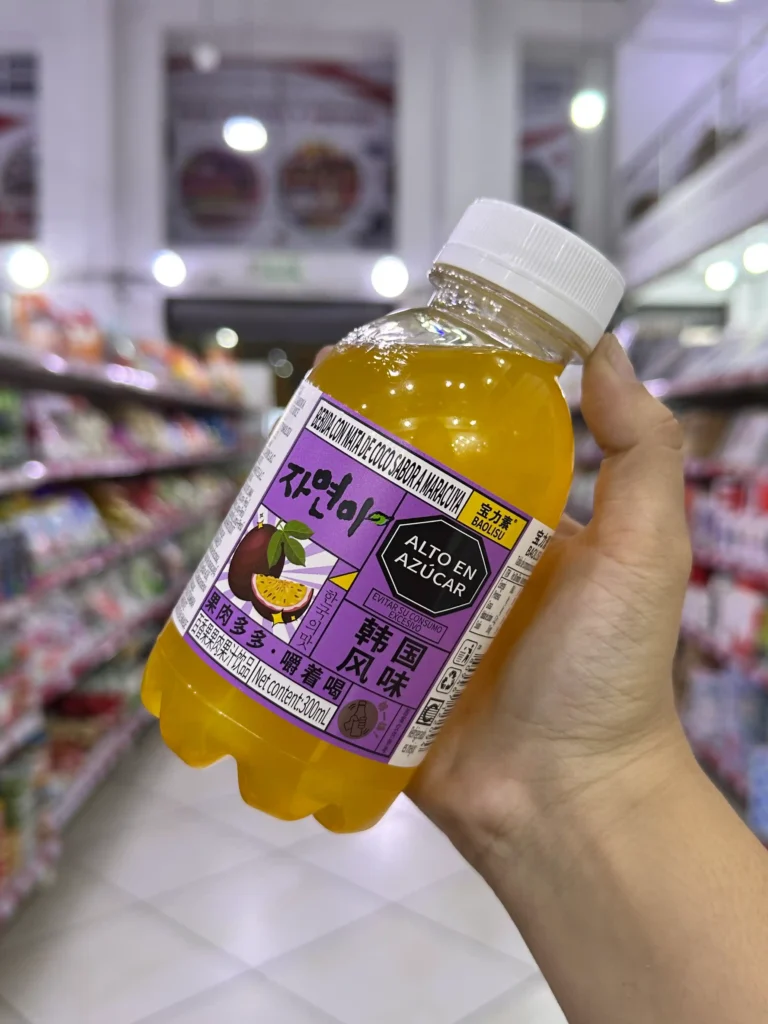 Bebida con Nata de Coco Sabor a Maracuya 300ML