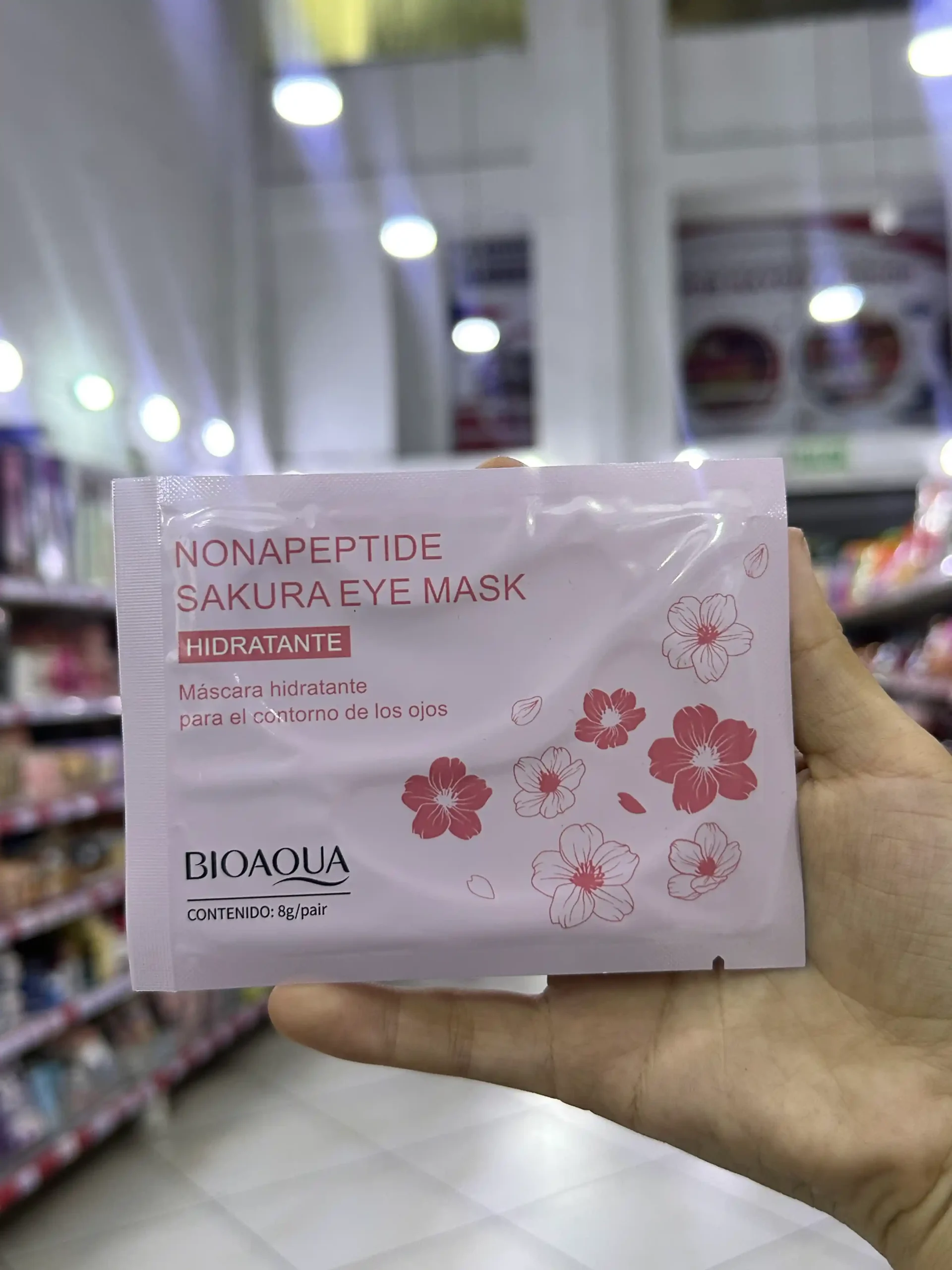 BQY02833 (1) Parches para Ojeras Japan Sakura 8G