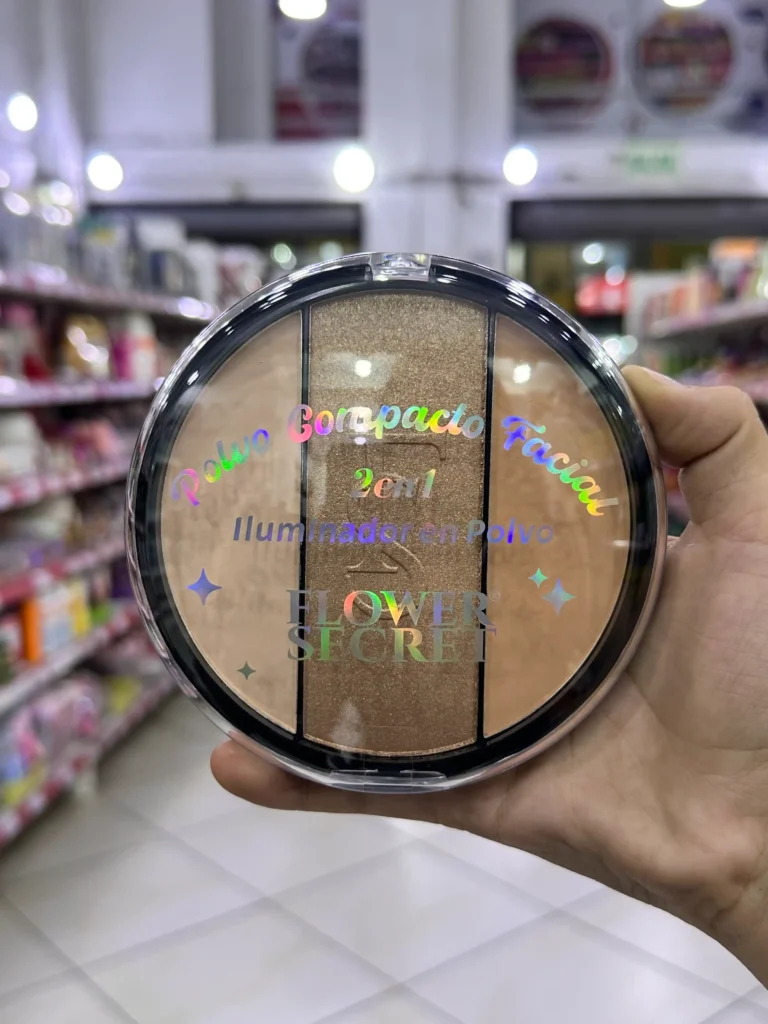 Polvo Compacto e Iluminador 3en1