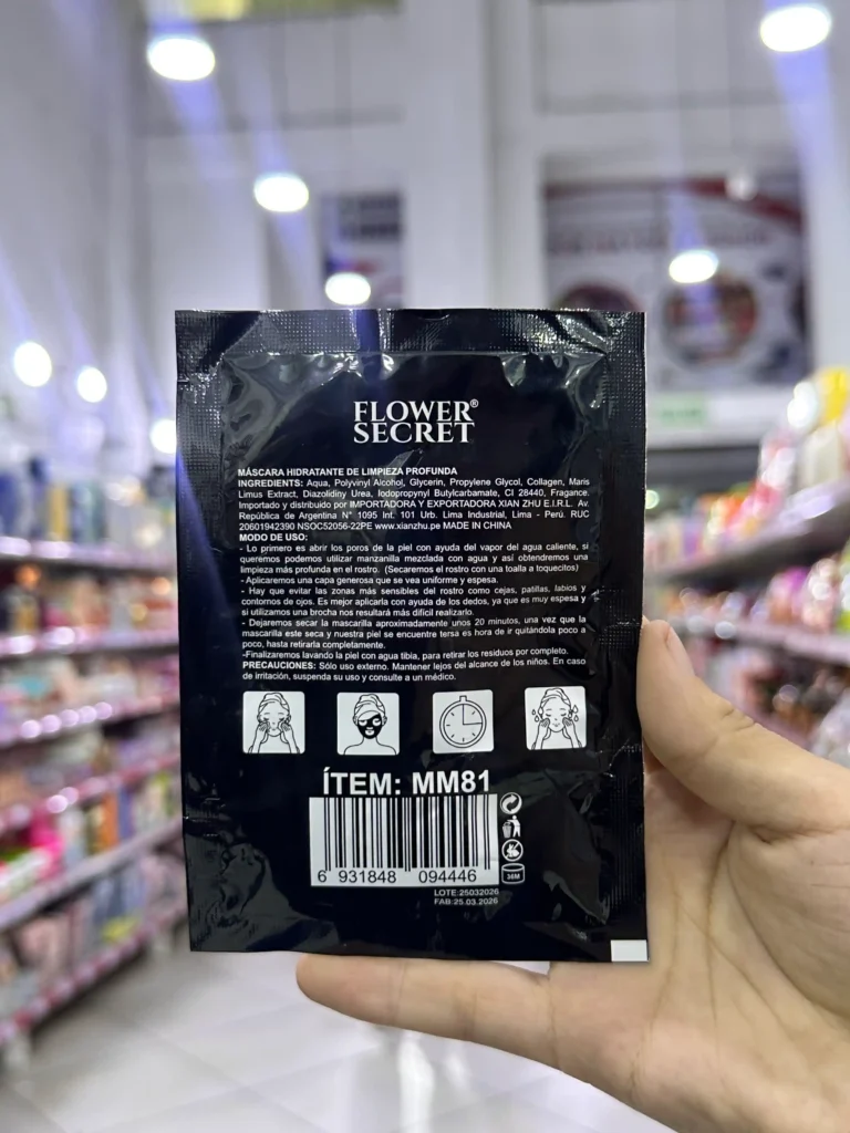 Mascarilla Hidratante Limpieza Profunda en Sachet 20G