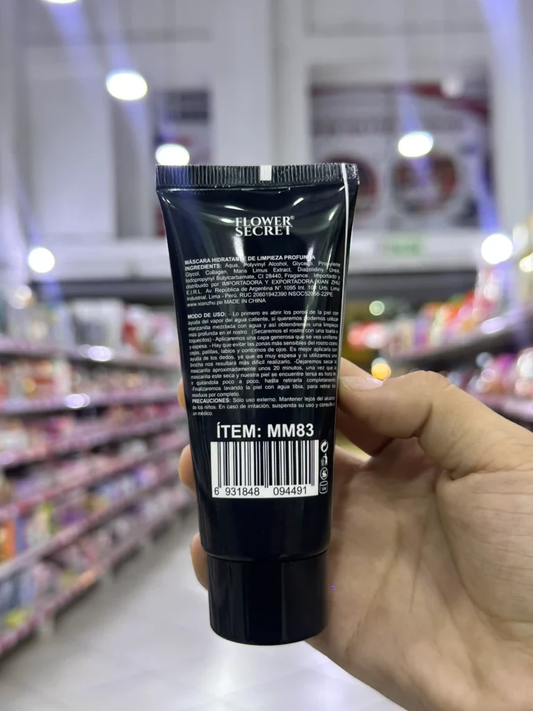 Mascarilla Facial Hidratante Limpieza Profunda 60G