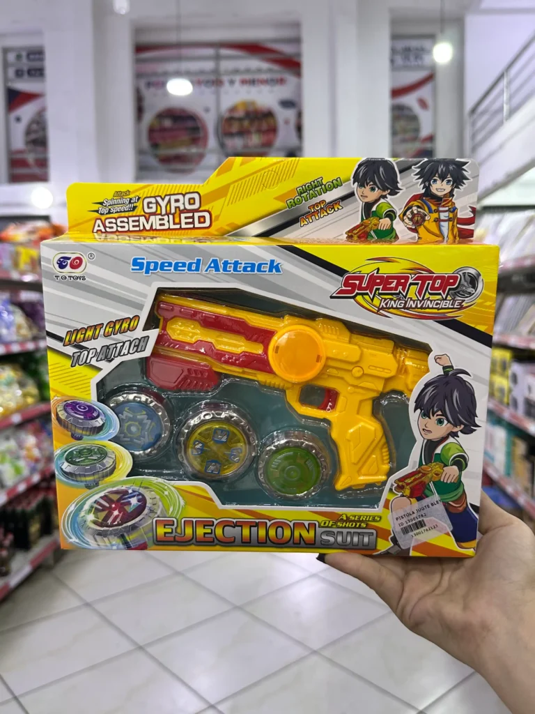 Pistola de Juguete Trompo x3 Beyblade