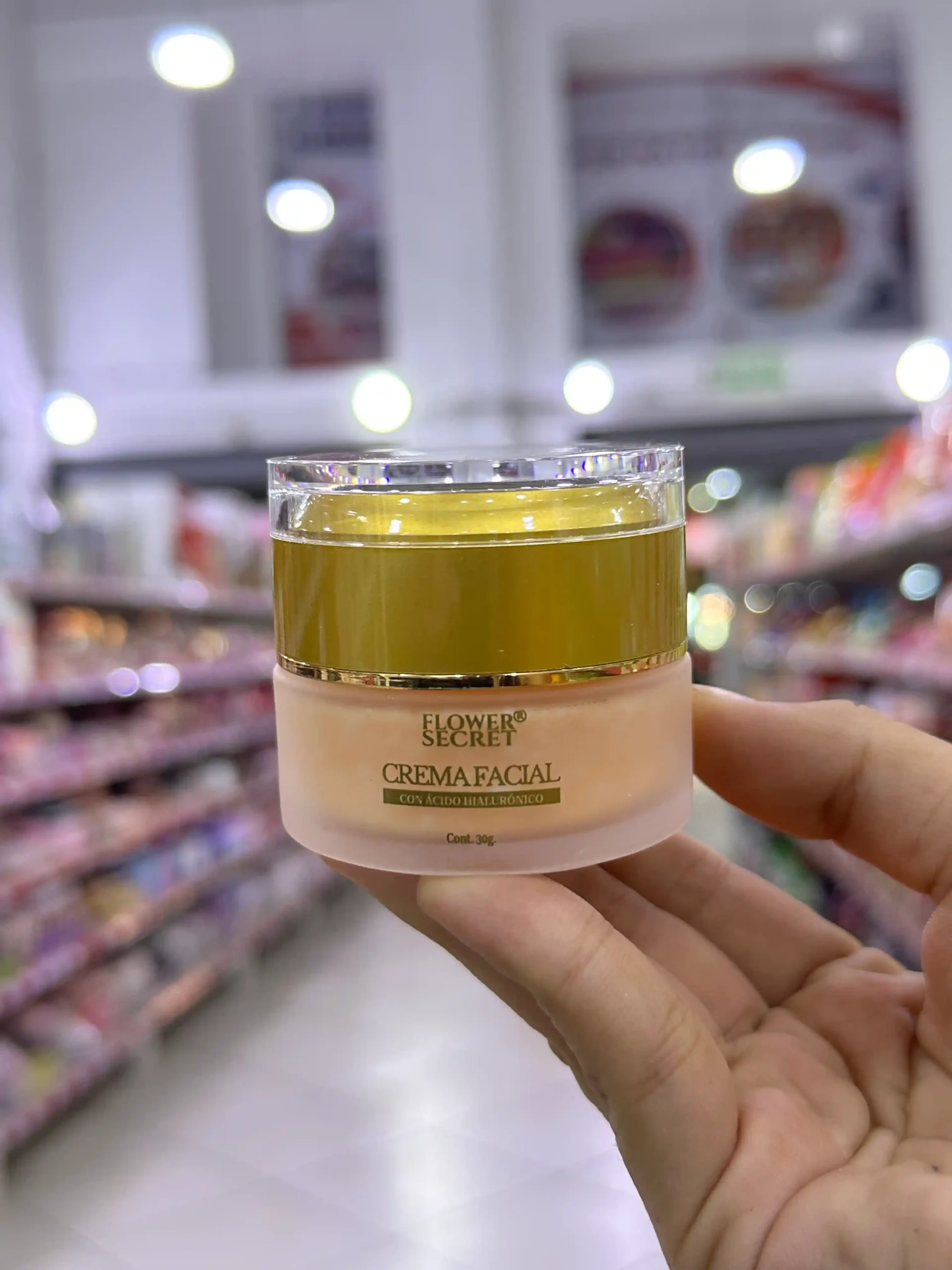 YLDS59 (4) Crema Facial con Ácido Hialurónico 30G